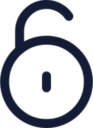 circle unlock icon