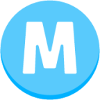 circled M emoji