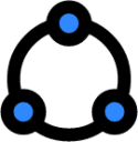 circular connection icon