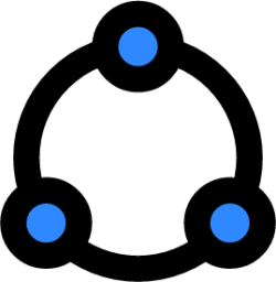 circular connection icon