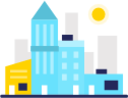 City buildings illustration