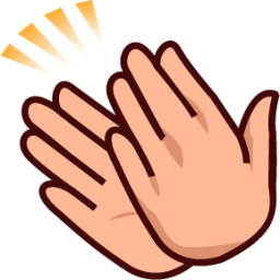 clap (plain) emoji
