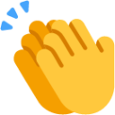 clapping hands default emoji