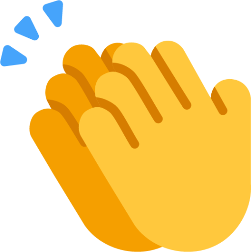 clapping hands default emoji