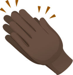 Clapping hands skin 5 emoji emoji