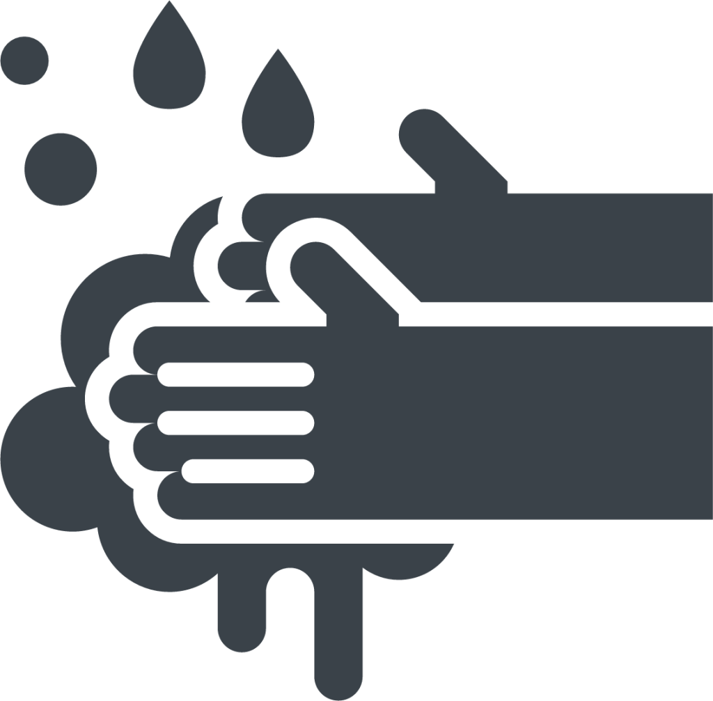 clean hands hygiene soap washing illustration