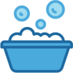 clean wash basin icon