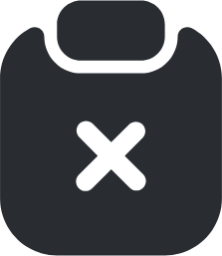 clipboard close icon