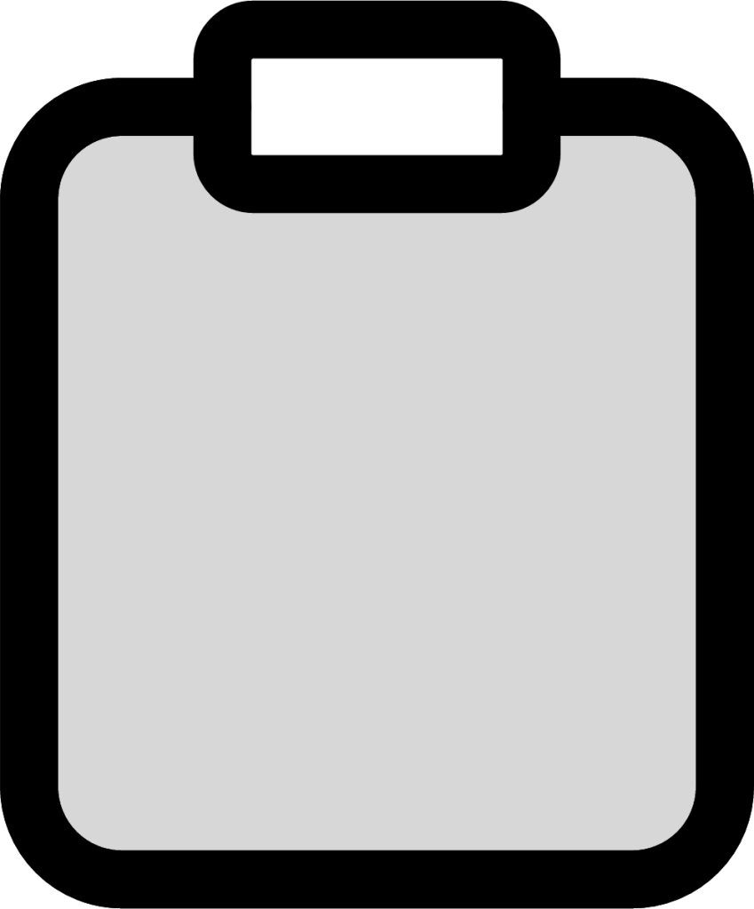Clipboard (duotone) icon