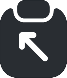 clipboard export icon