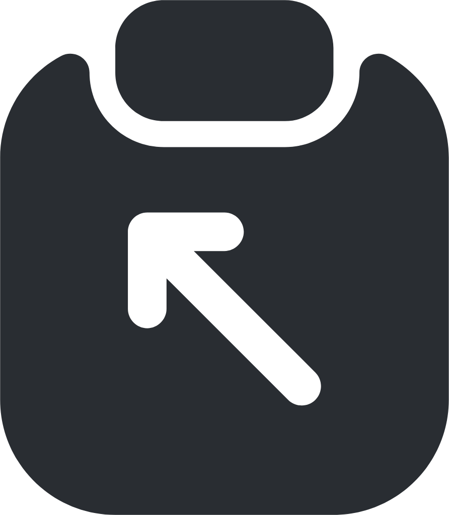 clipboard export icon