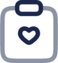 Clipboard Heart icon