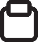 clipboard outline icon