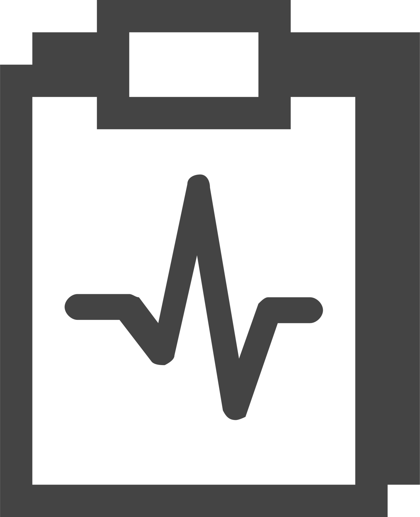 clipboard pulse icon