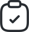 clipboard tick icon