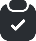 clipboard tick icon