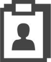 clipboard user icon