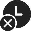 Clock Dismiss icon