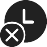 Clock Dismiss icon