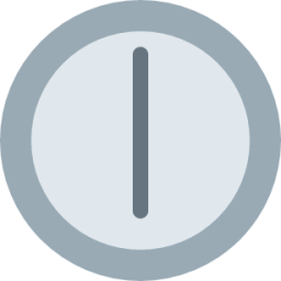 clock face six oclock emoji