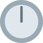 clock face twelve oclock emoji