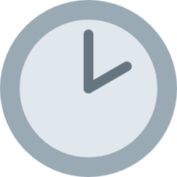 clock face two oclock emoji
