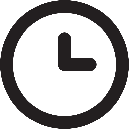 clock outline icon