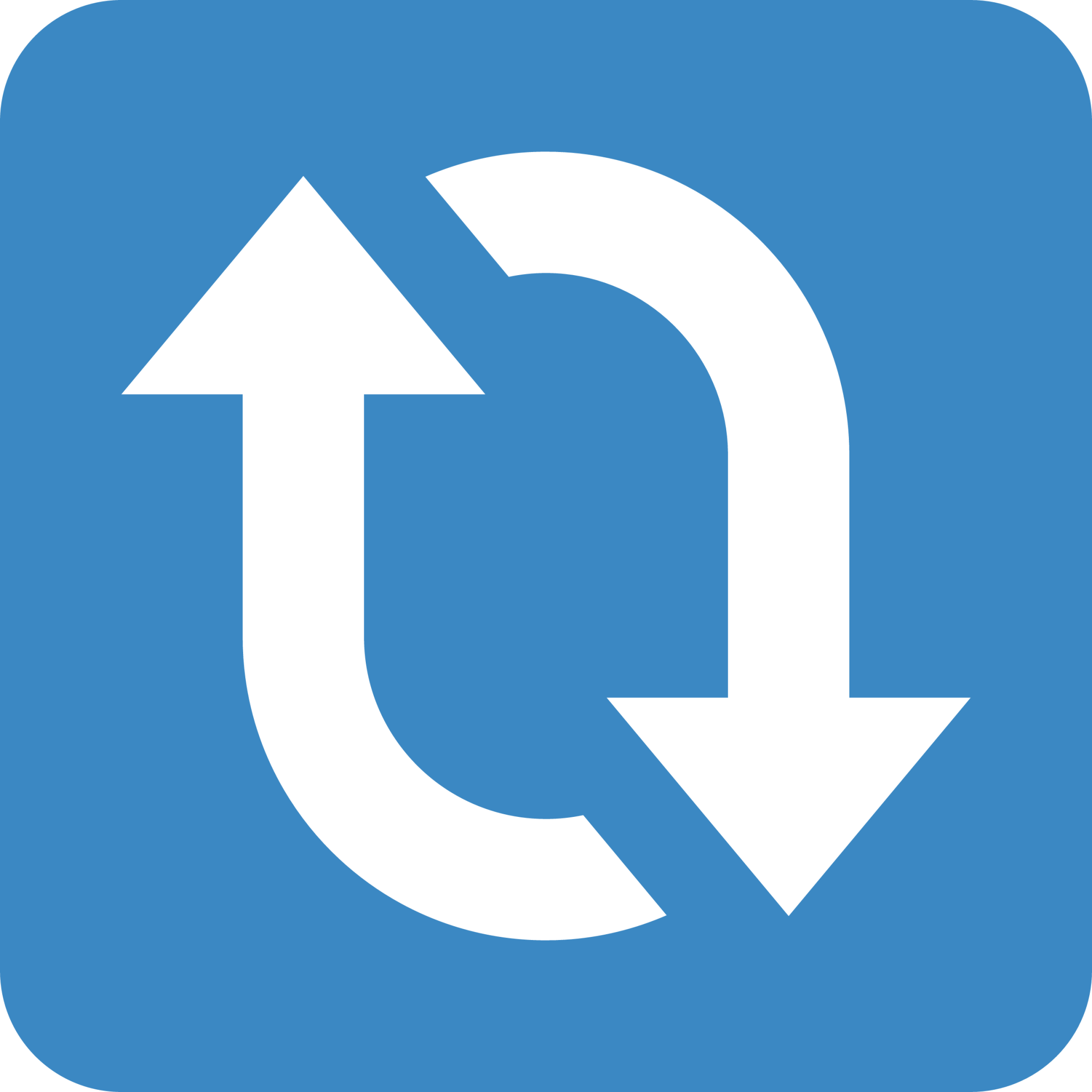 clockwise downwards and upwards open circle arrows emoji