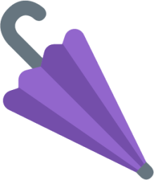 closed umbrella emoji