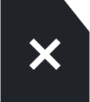 closefile (sharp filled) icon