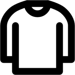 clothes crew neck icon