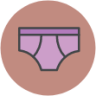 clothing briefs icon