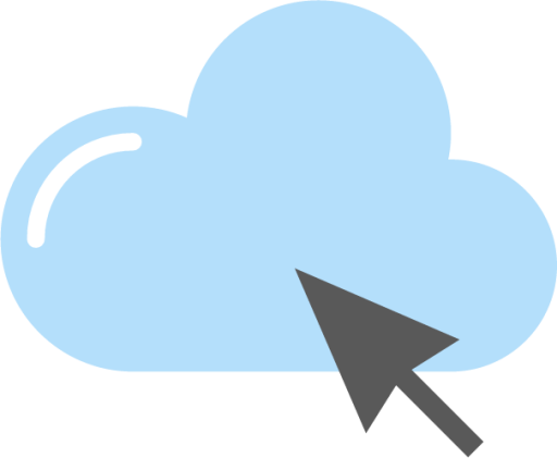 cloud cursor icon