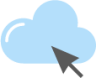 cloud cursor icon