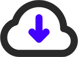 cloud download icon