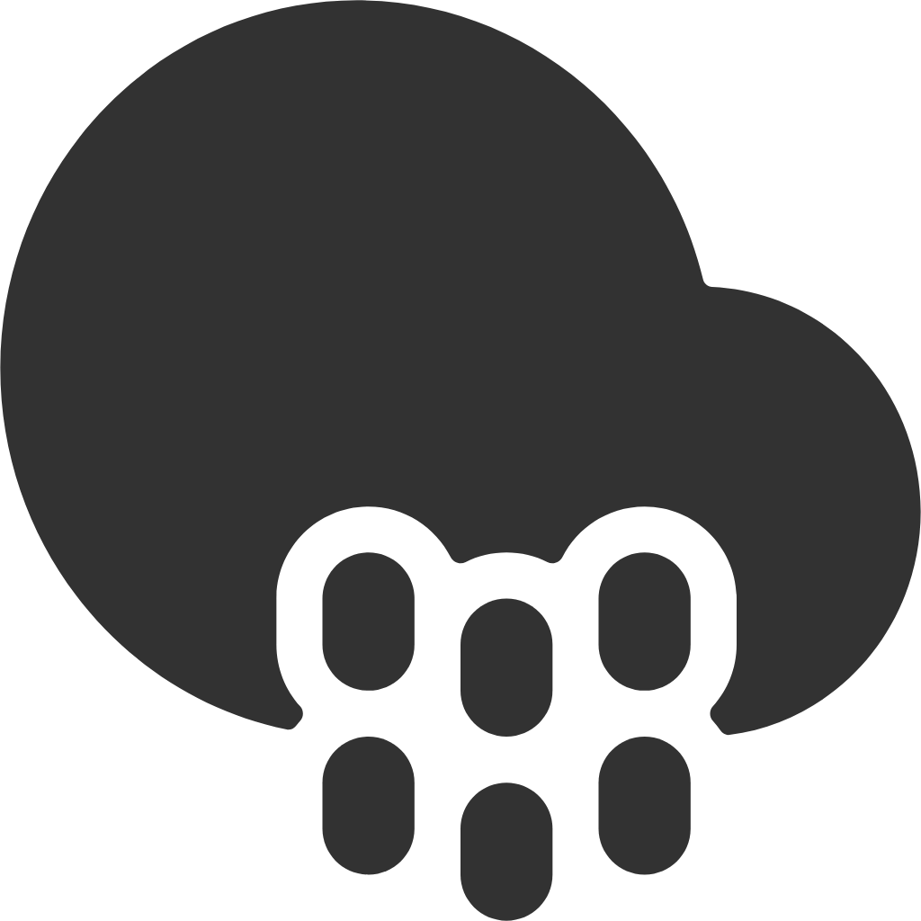 cloud drizzle icon