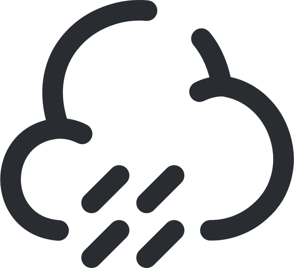 cloud drizzle icon