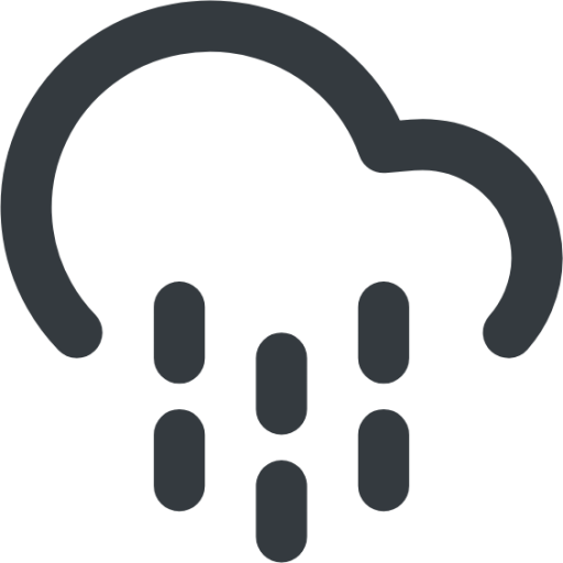 cloud drizzle icon