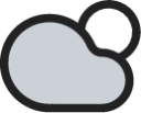 Cloud duotone icon