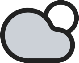 Cloud duotone icon