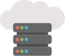 cloud hosting server icon