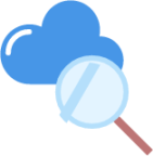 cloud investigate icon