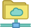 cloud network folder icon