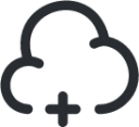 cloud plus icon