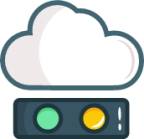 cloud server servers illustration