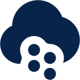 cloud snow fill weather icon