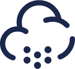 Cloud Snowfall Minimalistic icon