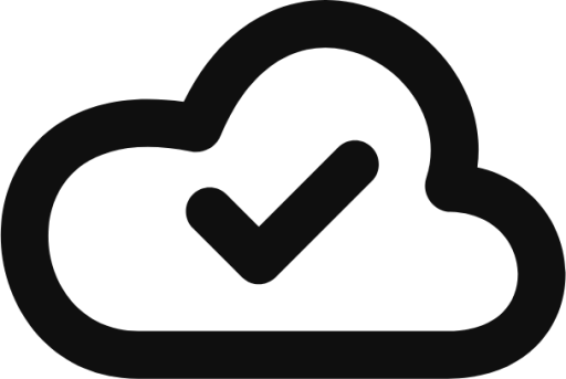 cloud success icon