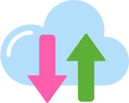 cloud transfer icon