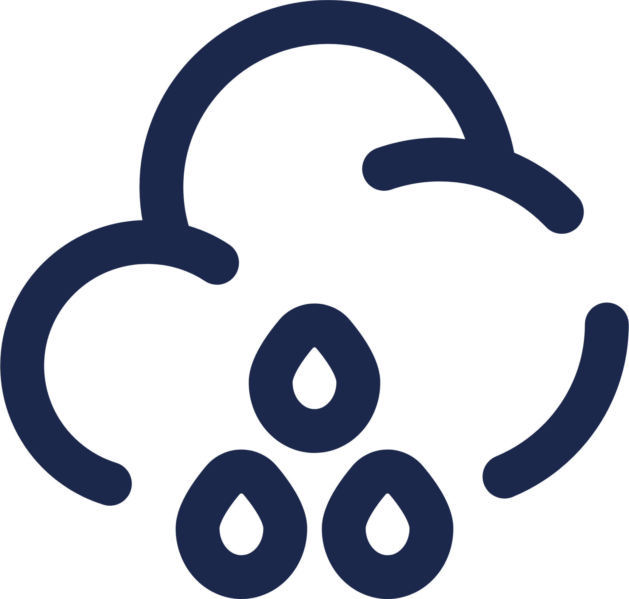 Cloud Waterdrops icon